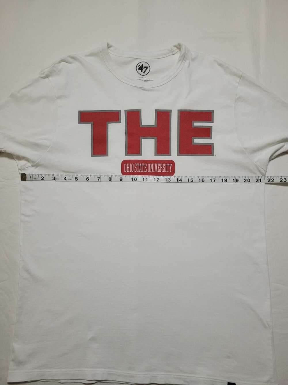 47 Brand Ohio State University THE Graphic T Shirt White Womens Large Football - Picture 7 of 9